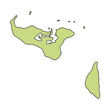 Map of Tonga region Stock Illustration