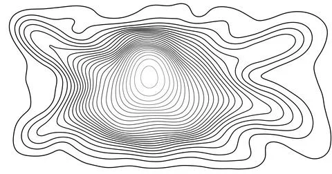 Map of the topography line. Vector abstract topographic map concepts with p.. 스톡 일러스트
