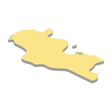 Map of Tunisia Stock Illustration