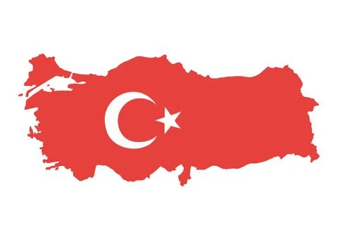 Map of Turkiye. Turkish map vector illustration. Stock Illustration