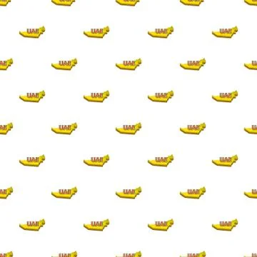 Map of UAE pattern, cartoon style Stock Illustration