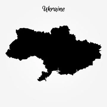 Map of Ukraine Illustrazione stock