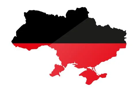 Map of ukraine vector illustration Stock Illustration