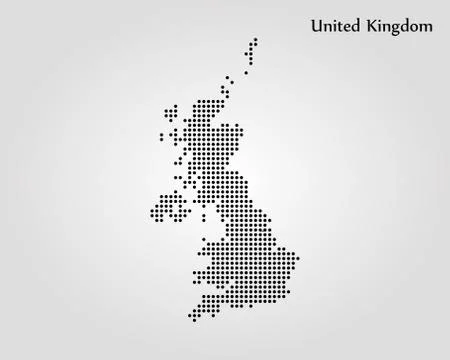 Map of United Kingdom. Vector illustration. World map Stock Illustration