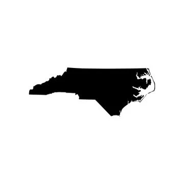 Map of the U.S. state of Virginia Stock Illustration