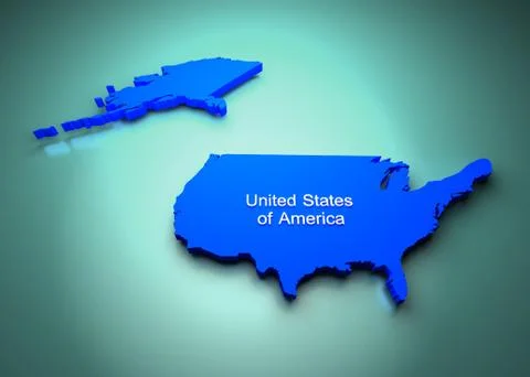 Map USA Stock Illustration