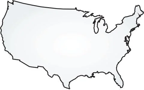 Map usa Stock Illustration