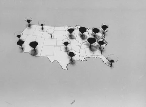 Map, USA Stock Photos