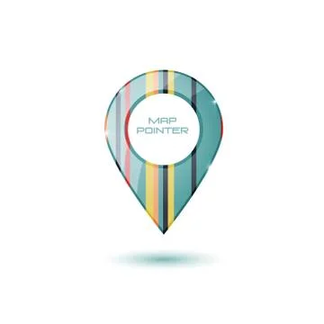 Map vector icon Stock Illustration