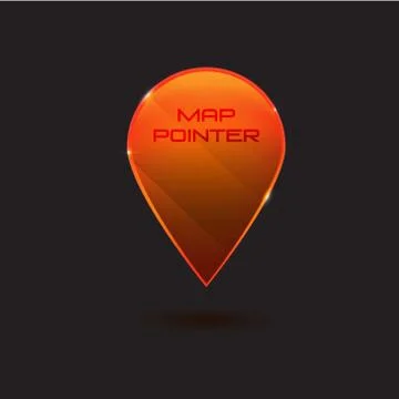 Map vector icon Illustrazione stock