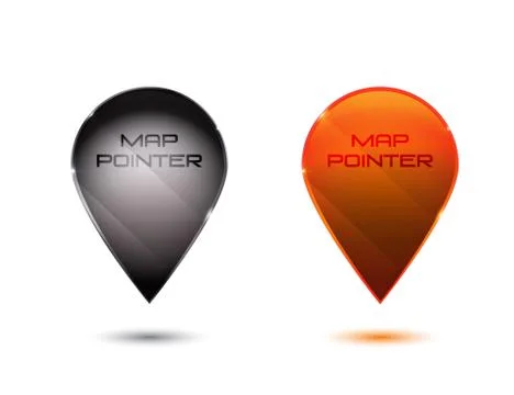 Map vector icon Illustrazione stock