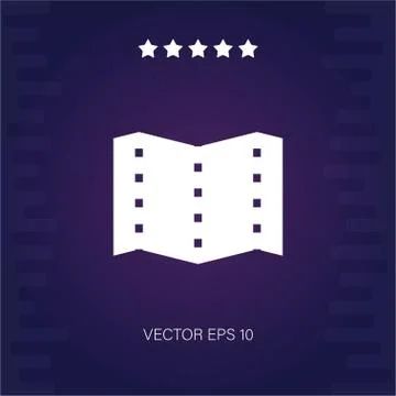 Map vector icon Stock Illustration