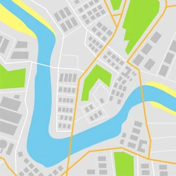 Map vector illustration Stock Illustration