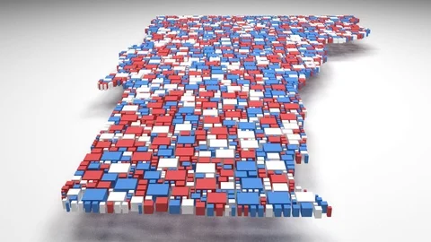 Map of Vermont - USA - Stock Footage 80978230