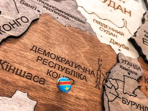 Map of the world with city designations. Stock Photos