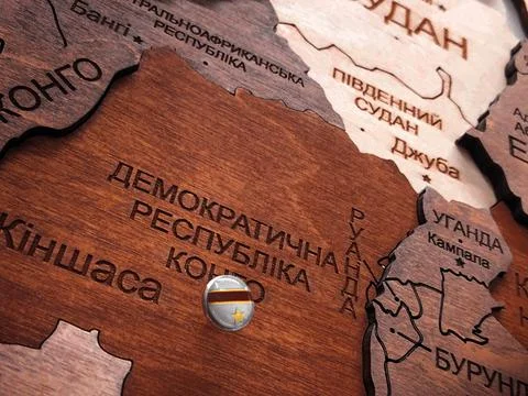 Map of the world with city designations. Stock Photos