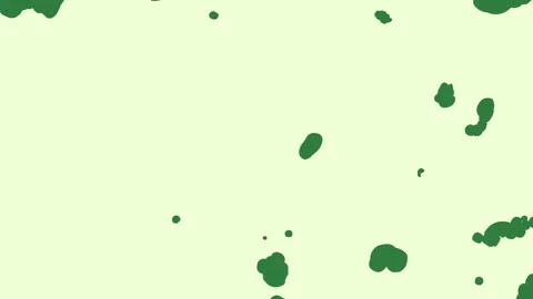 Map of the world cow pattern dots cat spots print style expression scene Stock Footage 335696120