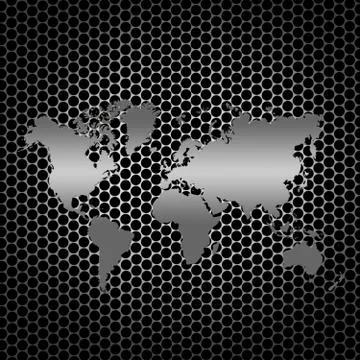 MAP of the World Design Stock Illustration