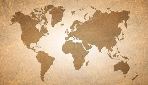 MAP of the World Design Stock Illustration