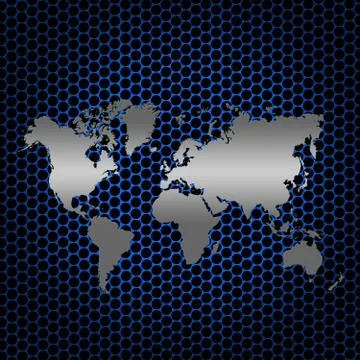 MAP of the World Design 스톡 일러스트
