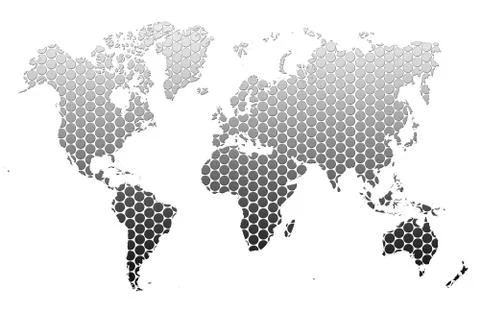 MAP of the World Design Stock Illustration