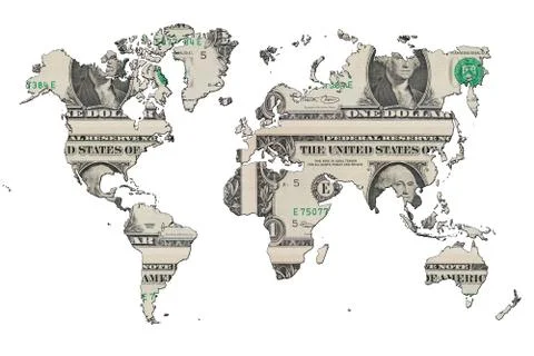 MAP of the World Design 스톡 일러스트