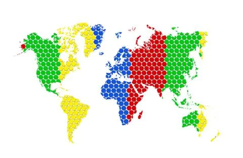 MAP of the World Design Stock Illustration