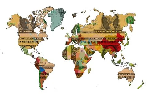 MAP of the World Design Stock Illustration