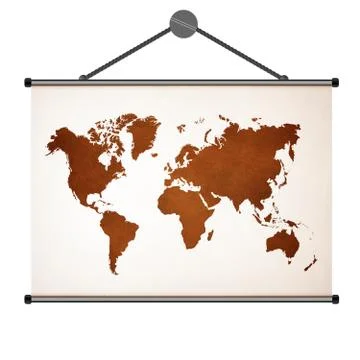 MAP of the World Design Stock Illustration