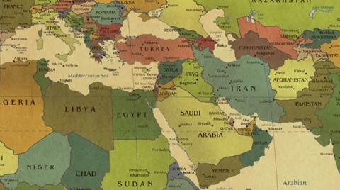 Map Of The World 库存影片 35506616