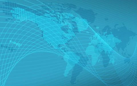 Map World Globe Background Concept Stock Illustration