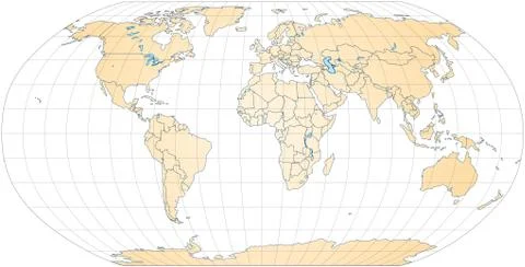 Map of the world 스톡 일러스트