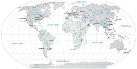 Map of the world イラスト素材