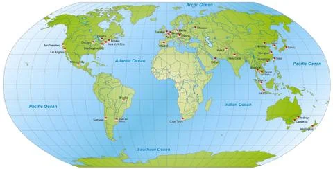 Map of the world イラスト素材