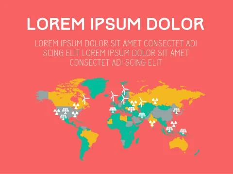 Map of the World Stockillustratie