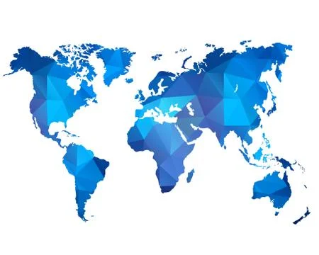 Map of the world Stock Illustration