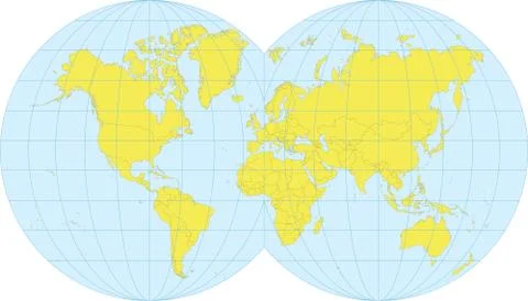 Map of the World Stock Illustration
