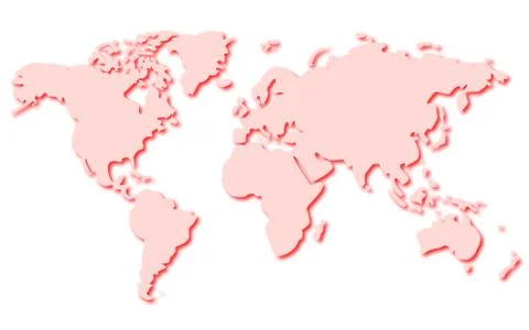 Map of the world Stock Illustration