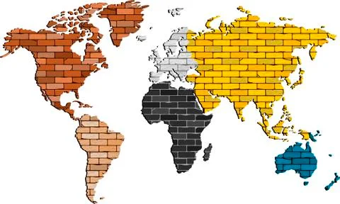 Map of the World Stock Illustration