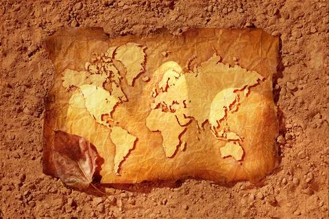 A Map Of The World Stock Photos