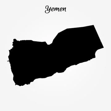 Map of Yemen Illustrazione stock