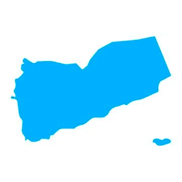 Map of Yemen Stock Illustration