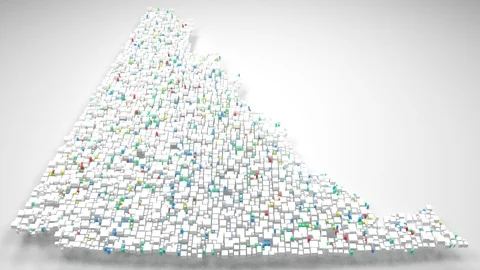 Map of Yukon - Canada Stock Footage 91375322