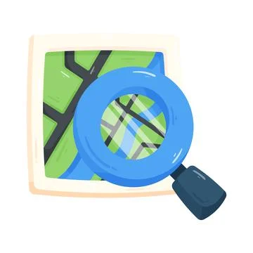 Map zoom out Stock-Illustration