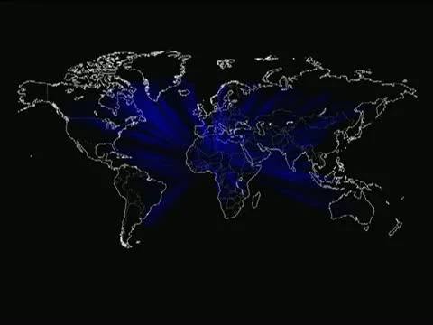 Mapa Mundi - world map Vj Loops 库存影片 22175045