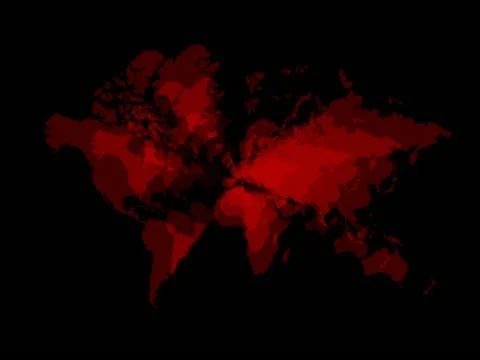 Mapa Mundi - world map Vj Loops Stock Footage