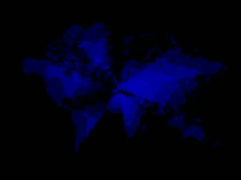 Mapa Mundi - world map Vj Loops Stock Footage