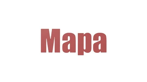 Mapa Word Cloud Animated On White Background Stock-Footage 107247068