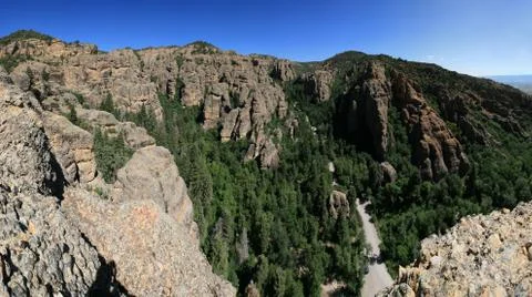 Maple canyon panorama Stock Photos