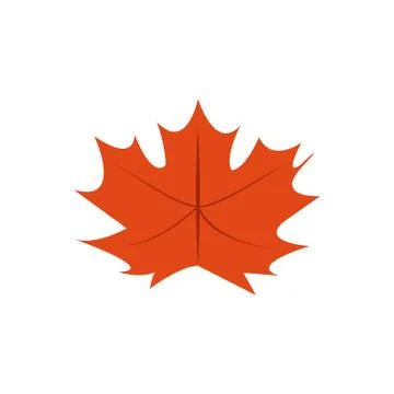 Maple Dry Leaves Vector Symbol Illustration Иллюстрация